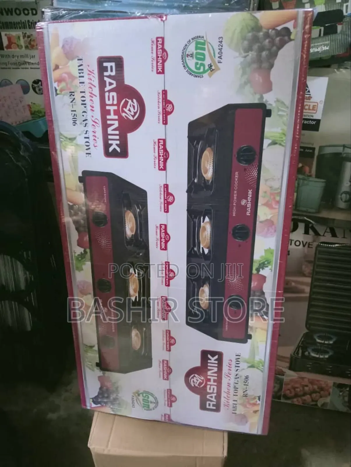 Face Gas Burner