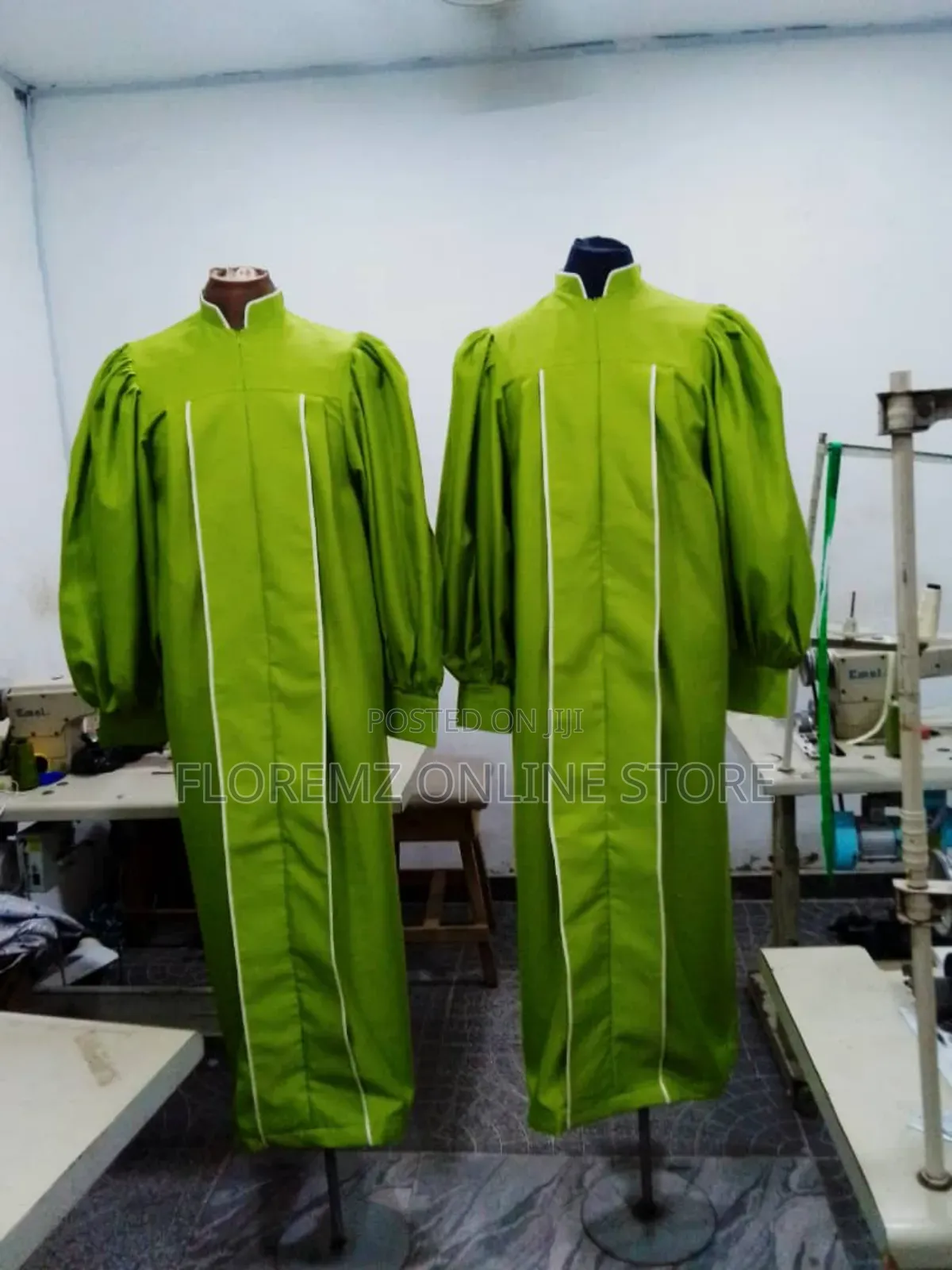 Lemon / Cream White Choir Robes Bulk Rental