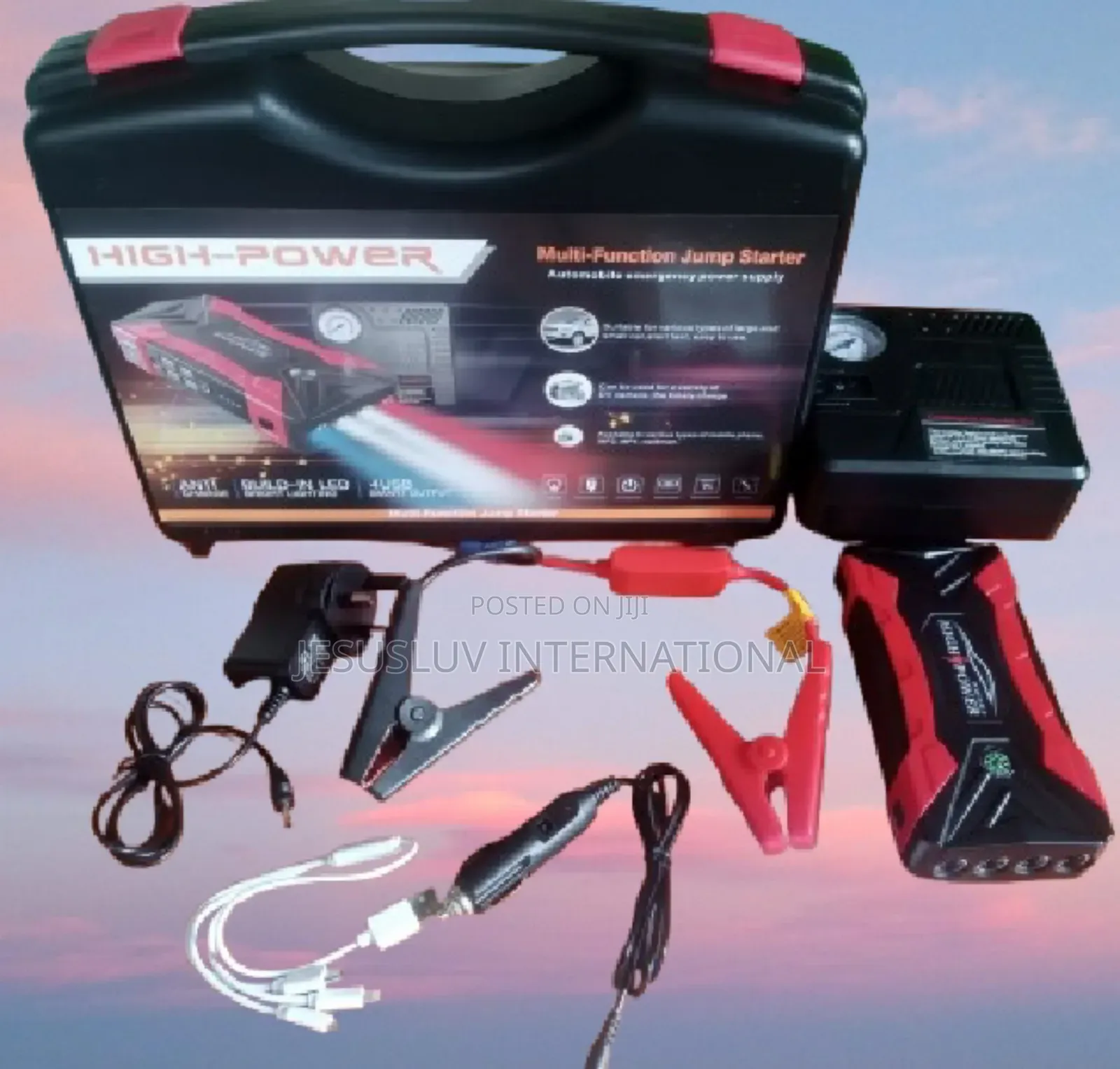 Jump Starter Power Pack for Car, Truck, Suv Tire Inflator