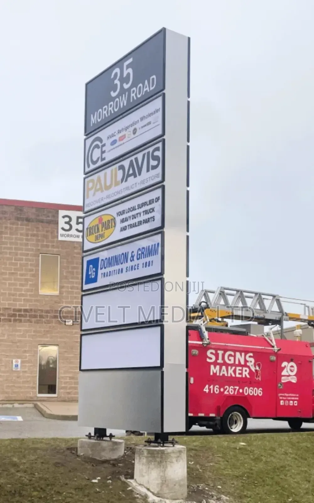 Construct/Install Pylon Signage