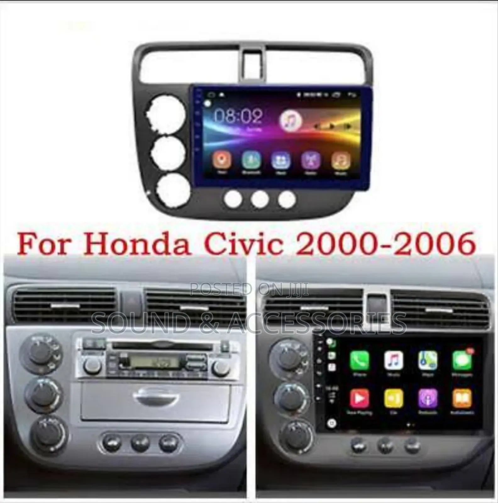Honda Civic 2001-05 Android Multimedia GPS Navigation System