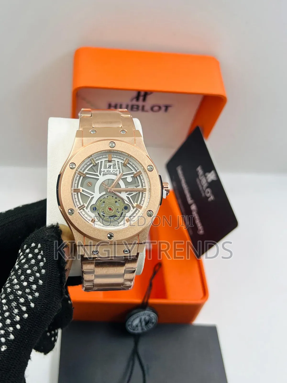 Hublot Luxury Rose Gold Wristwatch