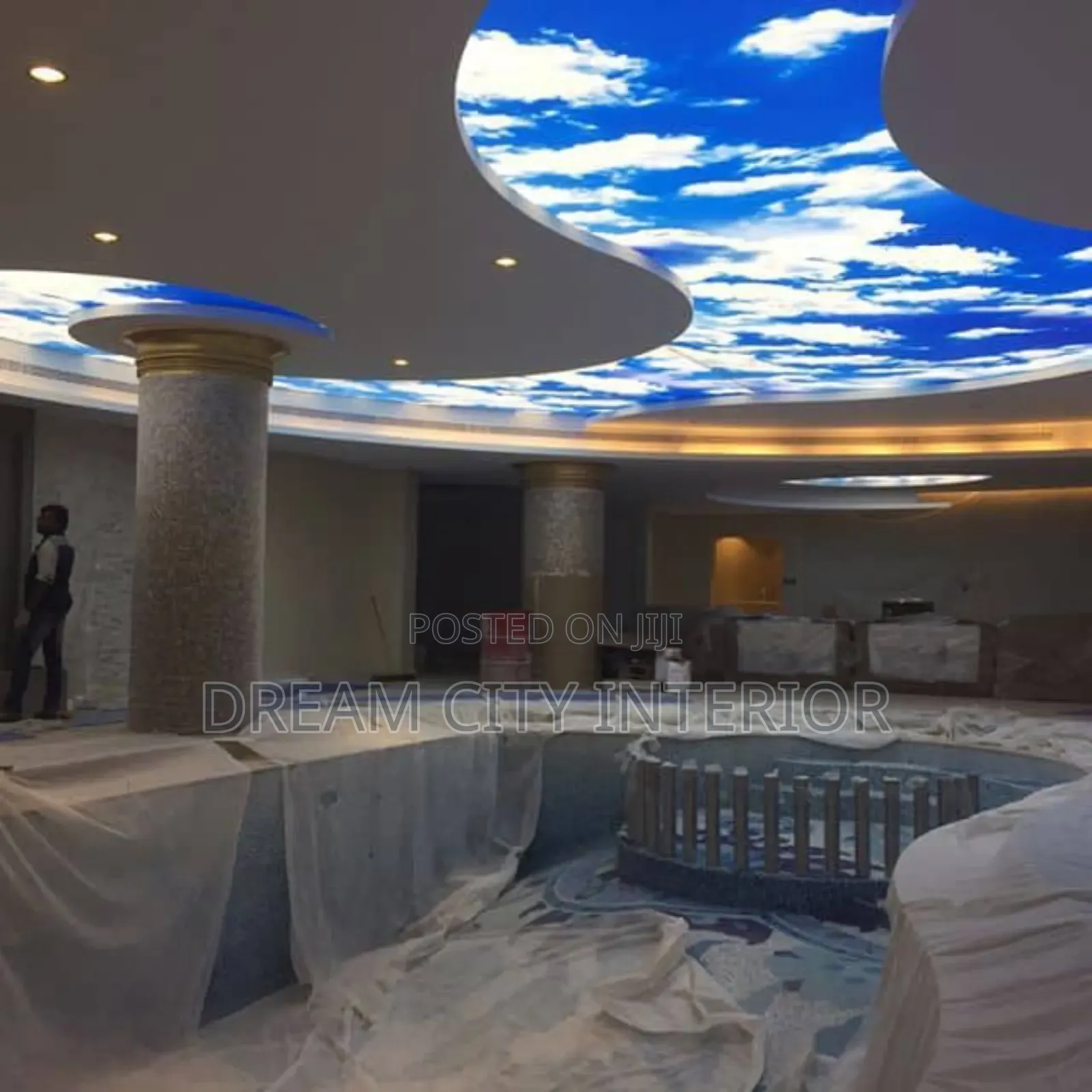 Glossy Stretch Ceiling Design