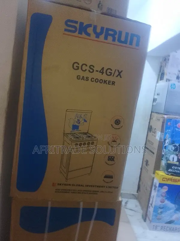 Skyrun GCS-4g/X – Energy-Saving 4-Burner Gas Cooker