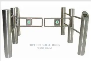 Supermarket Automatic Turnstile Entry Exit Access Control Swing Gates
