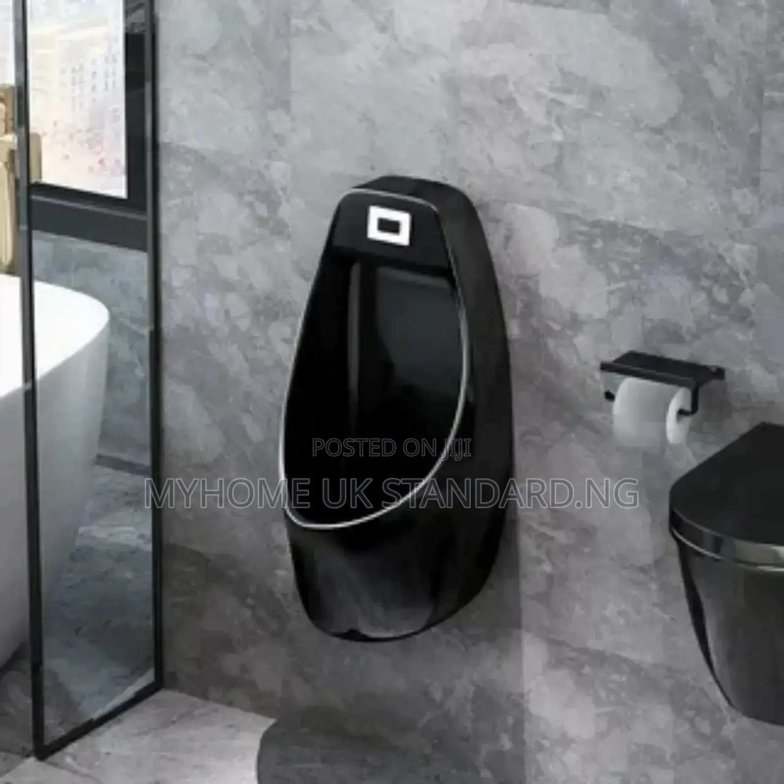 Black Sensor Urinal Bowl