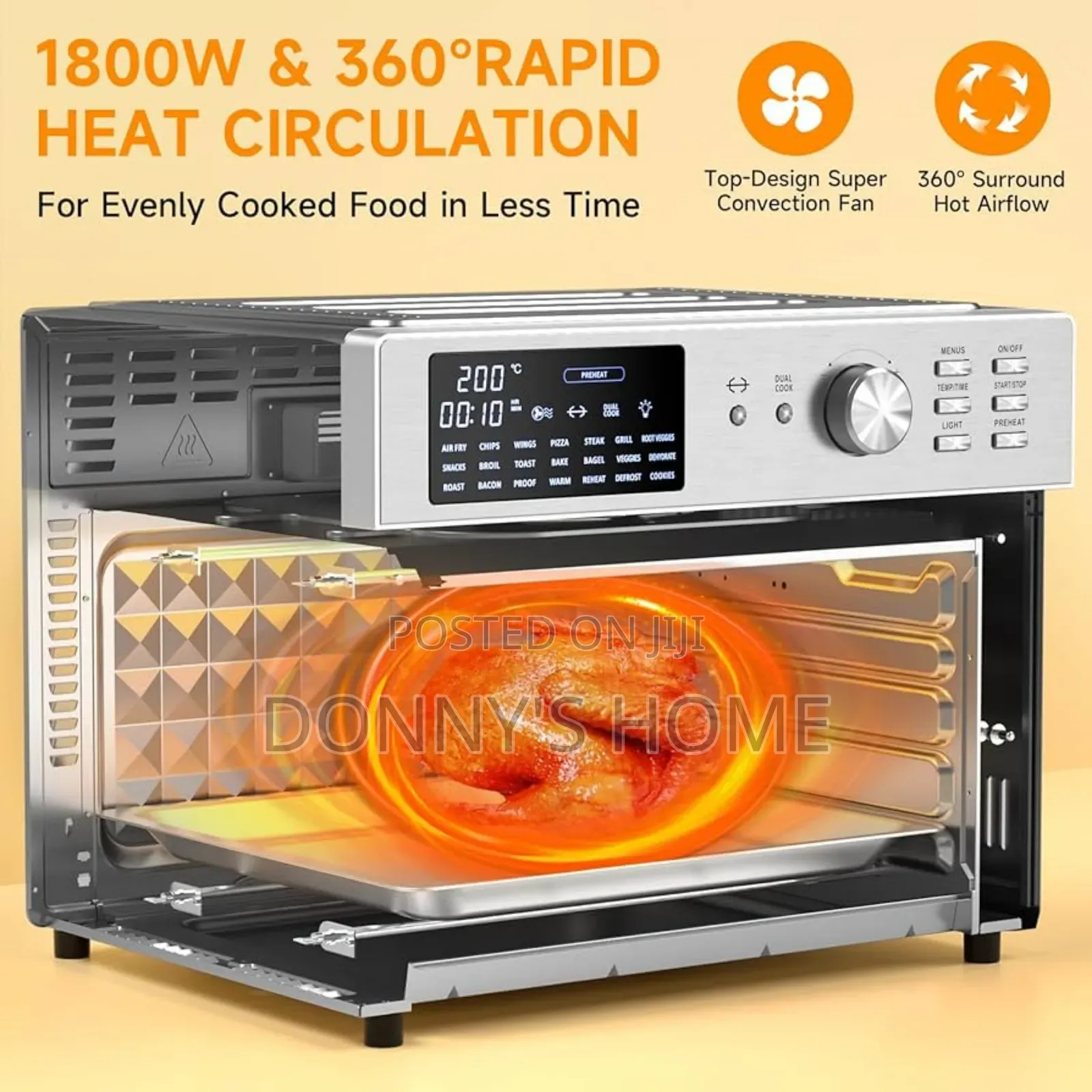 Voscos Afo-10d-Rc3 30l Airfryer Oven
21 in 1