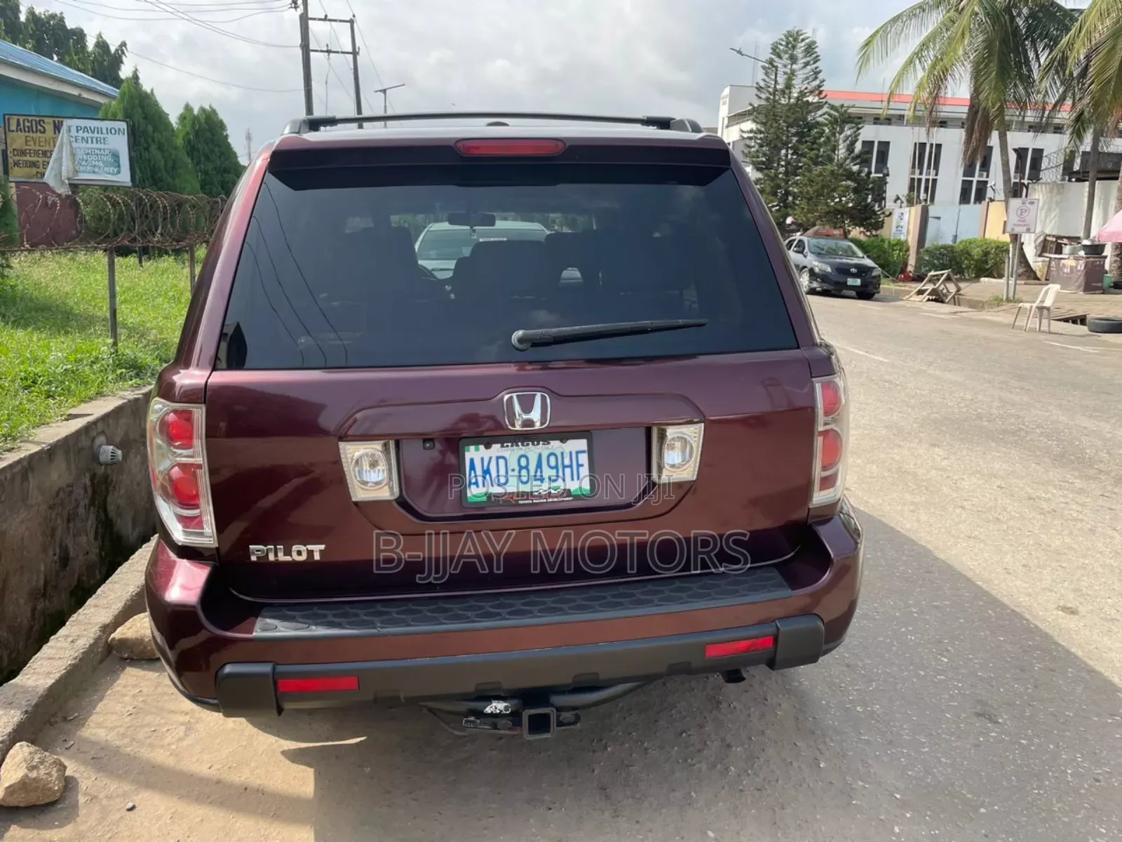 Honda Pilot EX-L 4x2 (3.5L 6cyl 5A) 2008 Burgundy
