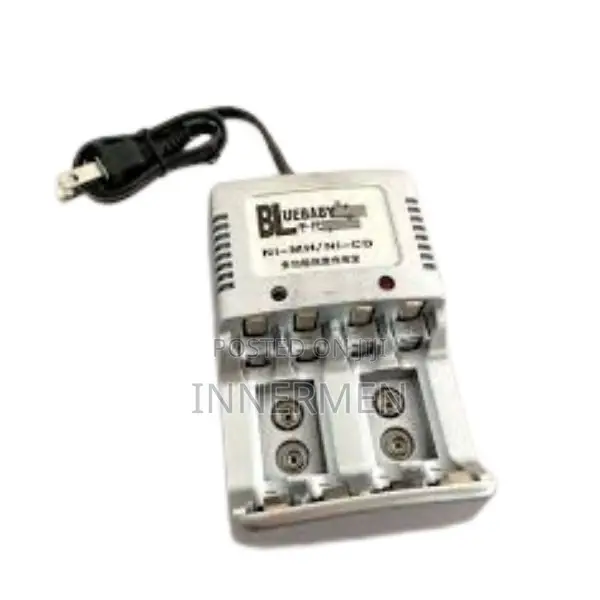 Bluebaby Charger For Rechargeable Batteries Aa, Aaa, 9v