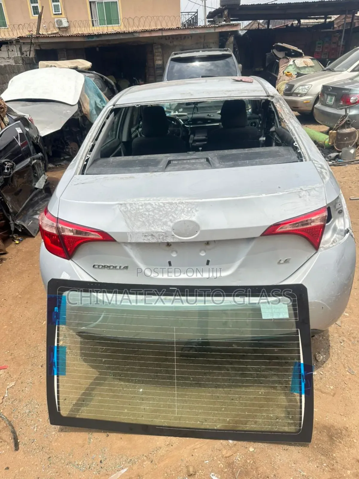 Toyota Corolla 2014 Back Glass Available We Deliver and Fix