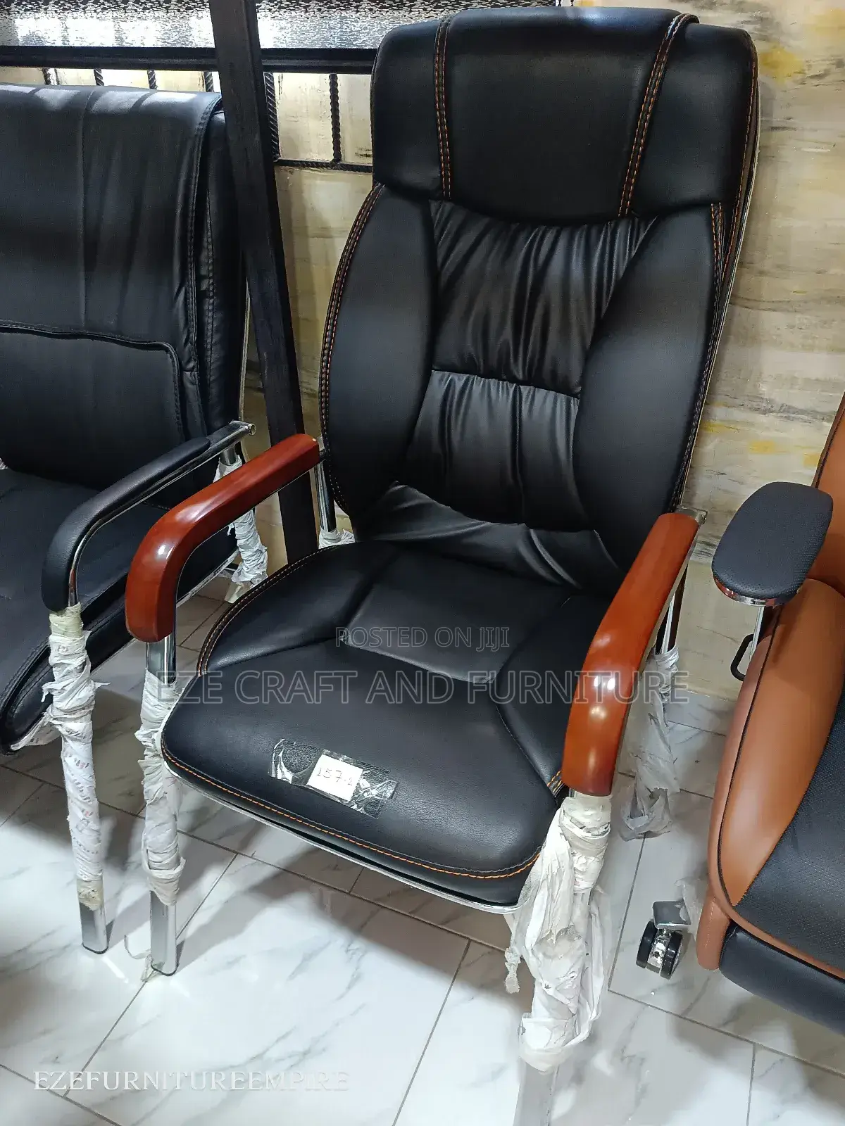 Visitors Wooden Armrest Chair