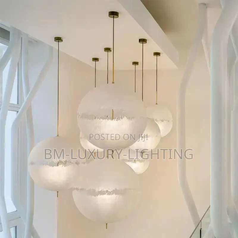 Italian Postkrisi Designer Moon Led Chandelier
