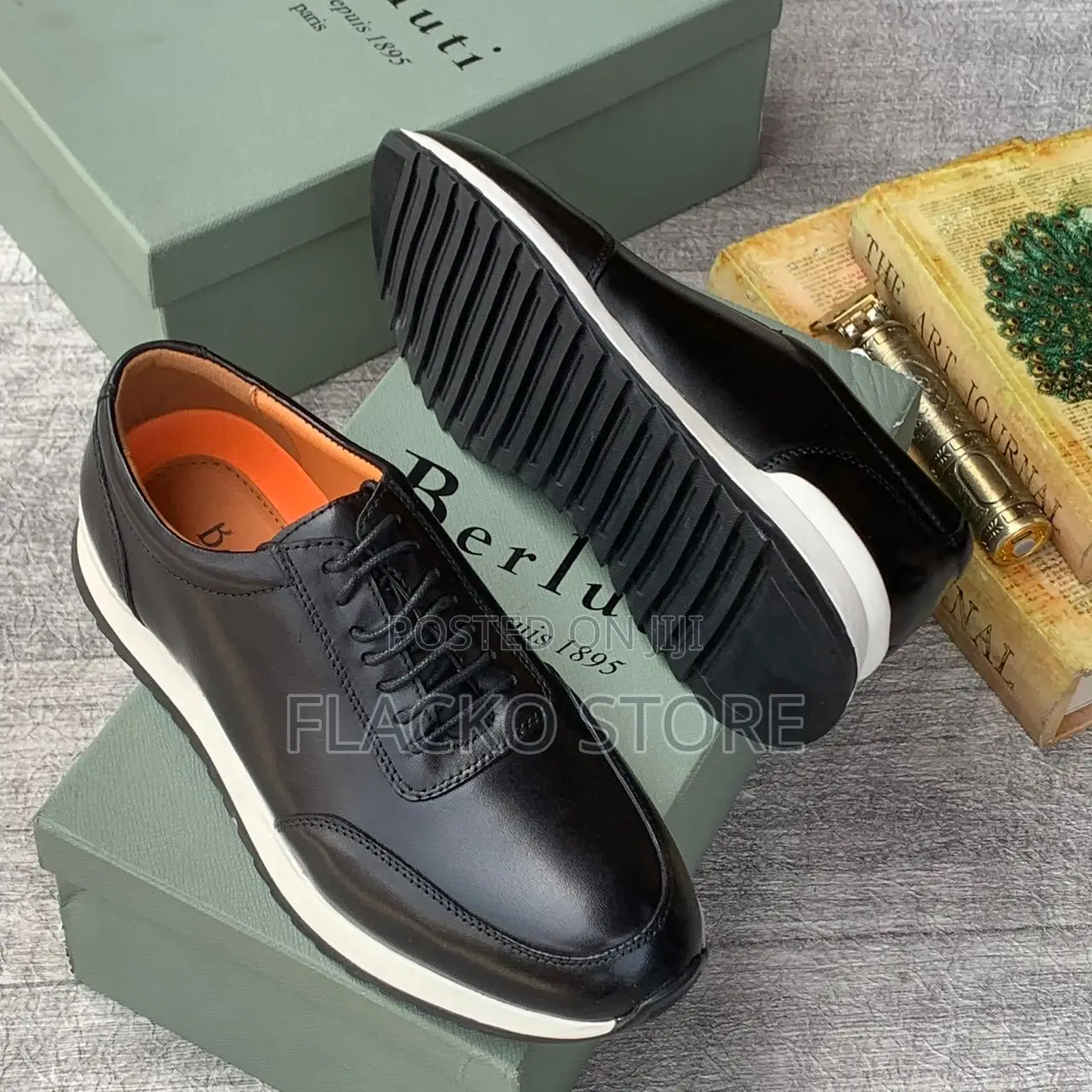 Original Berluti Casual Leather Sneakers