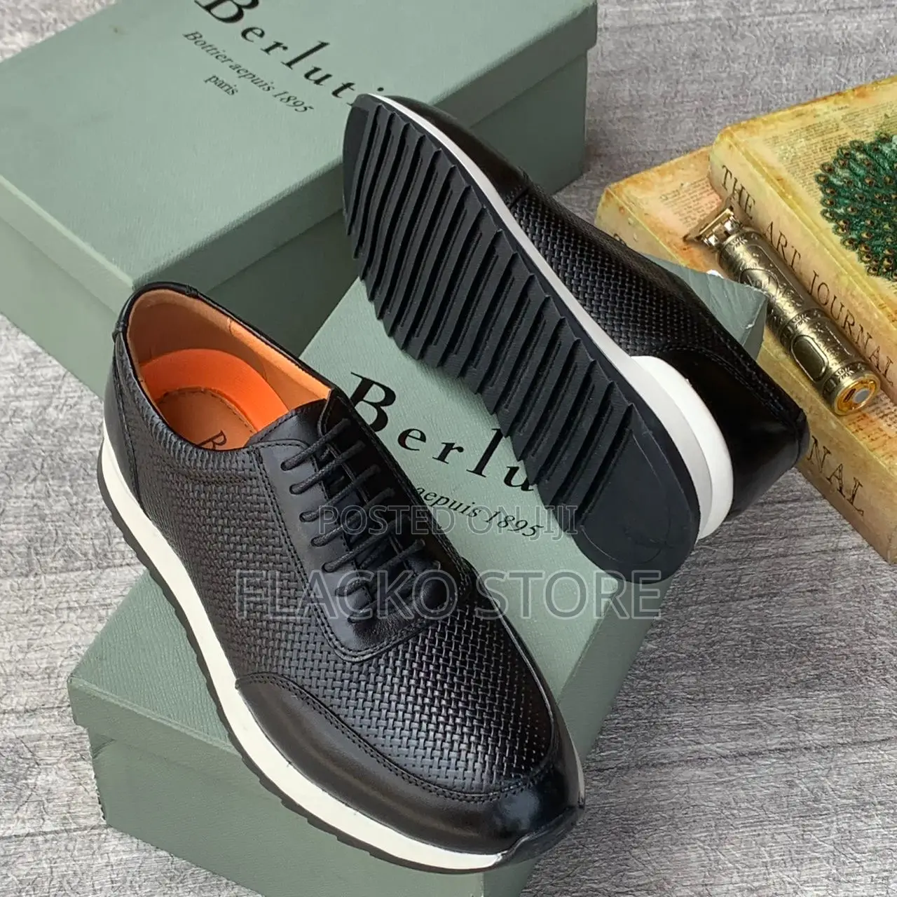 Original Berluti Casual Leather Sneakers