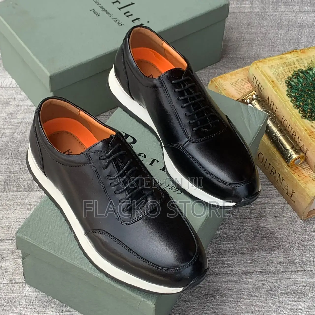 Original Berluti Casual Leather Sneakers