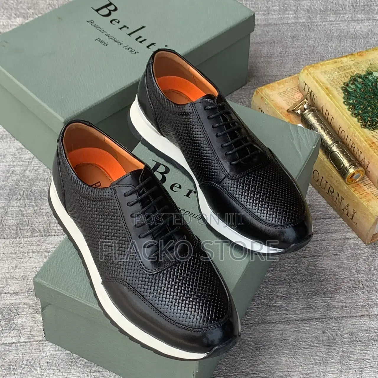 Original Berluti Casual Leather Sneakers