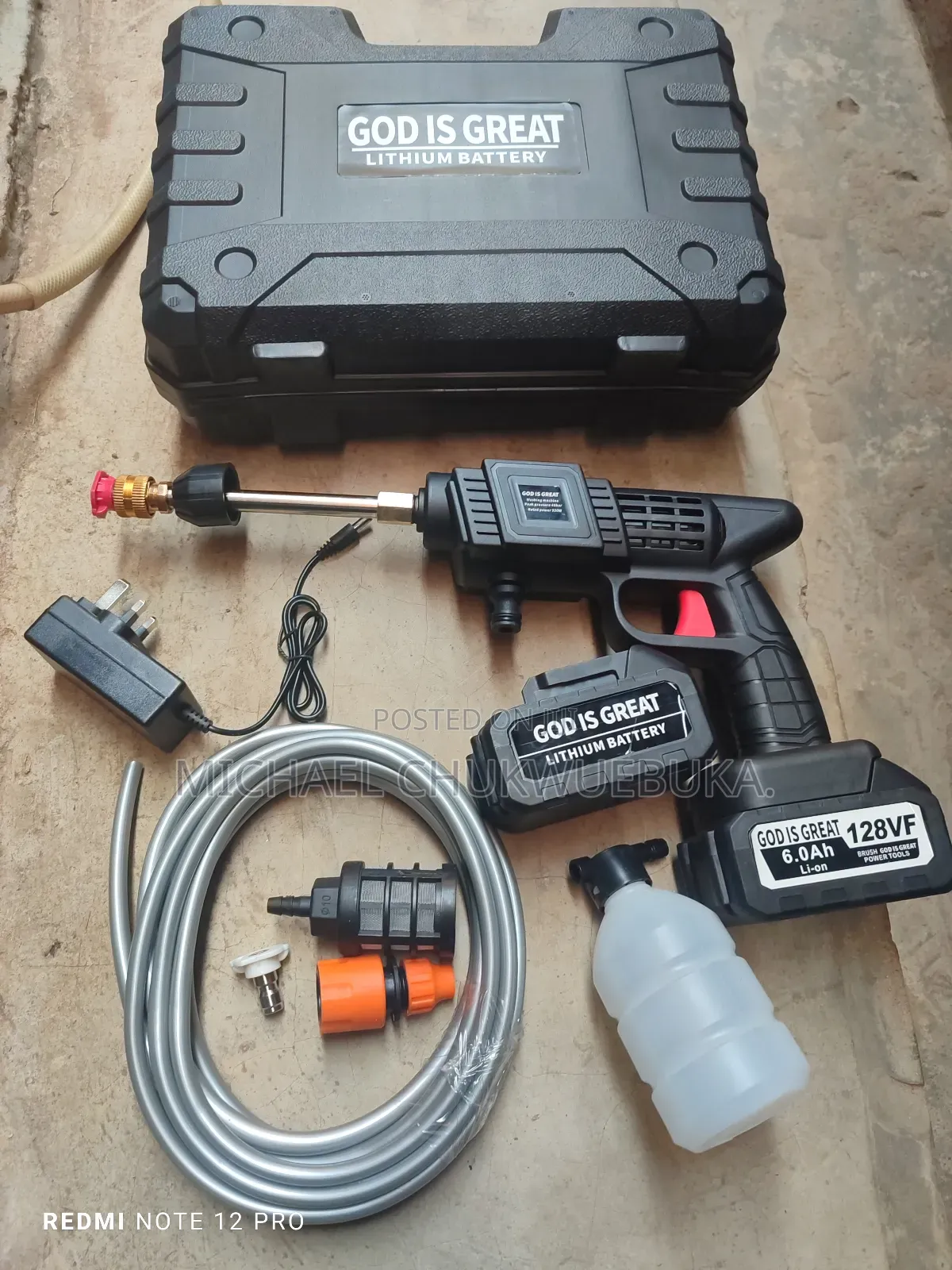 128volts Cordless Pressure Washer God Is Great