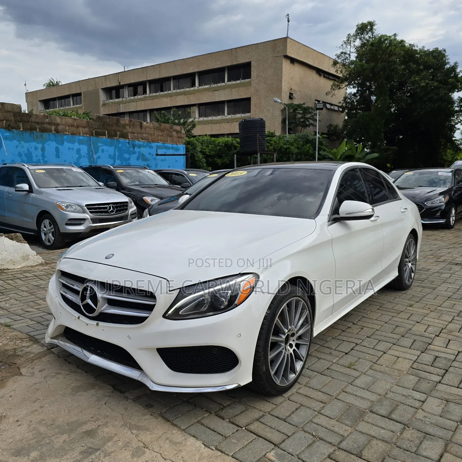 Mercedes-Benz C400 4Matic AWD Sedan (3.0L V6 7A) 2015 White