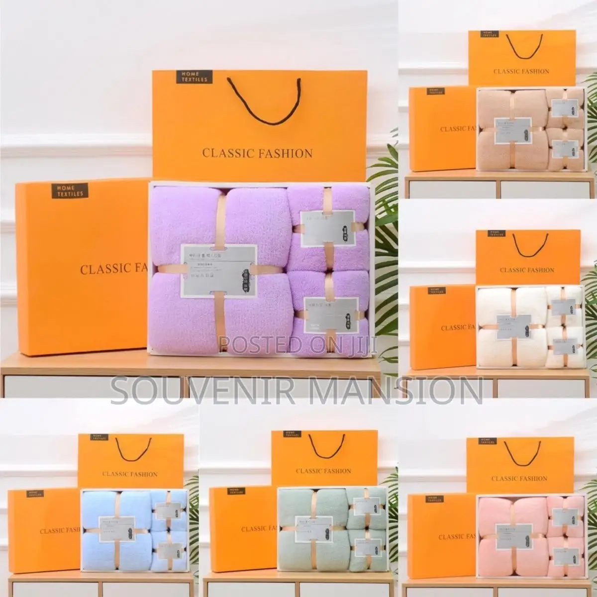 3 in 1 Luxury Gift Pack Towel ( Moq 40pcs )