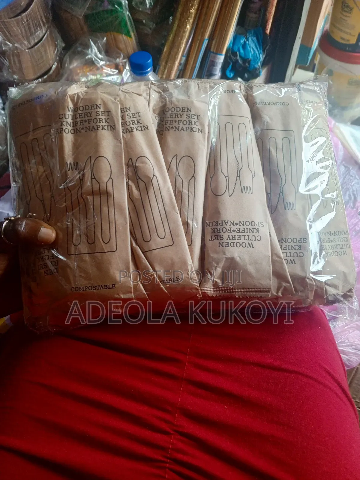 Wooden Cutlery Set - 50pcs