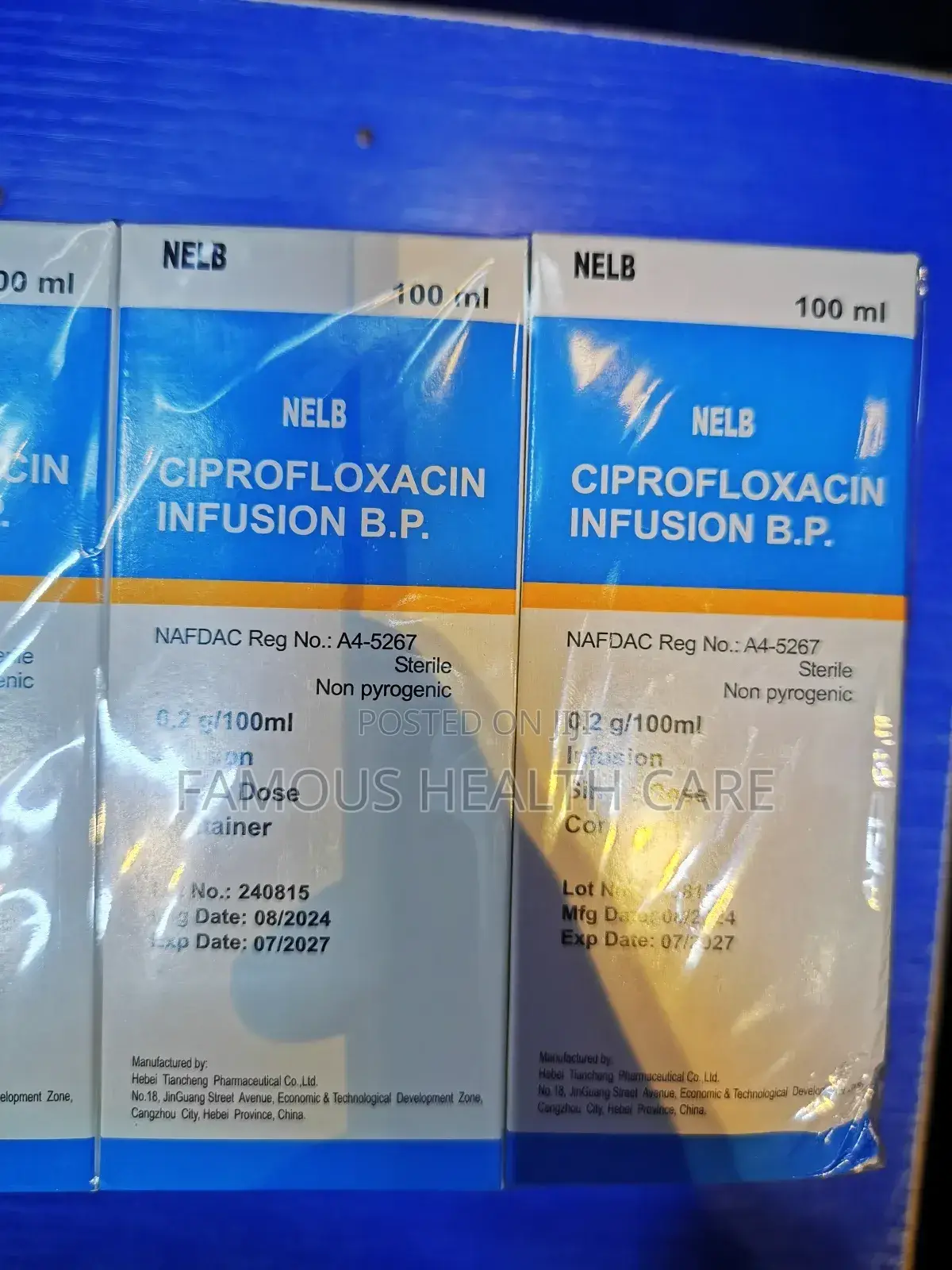 Ciprofloxain Infusion