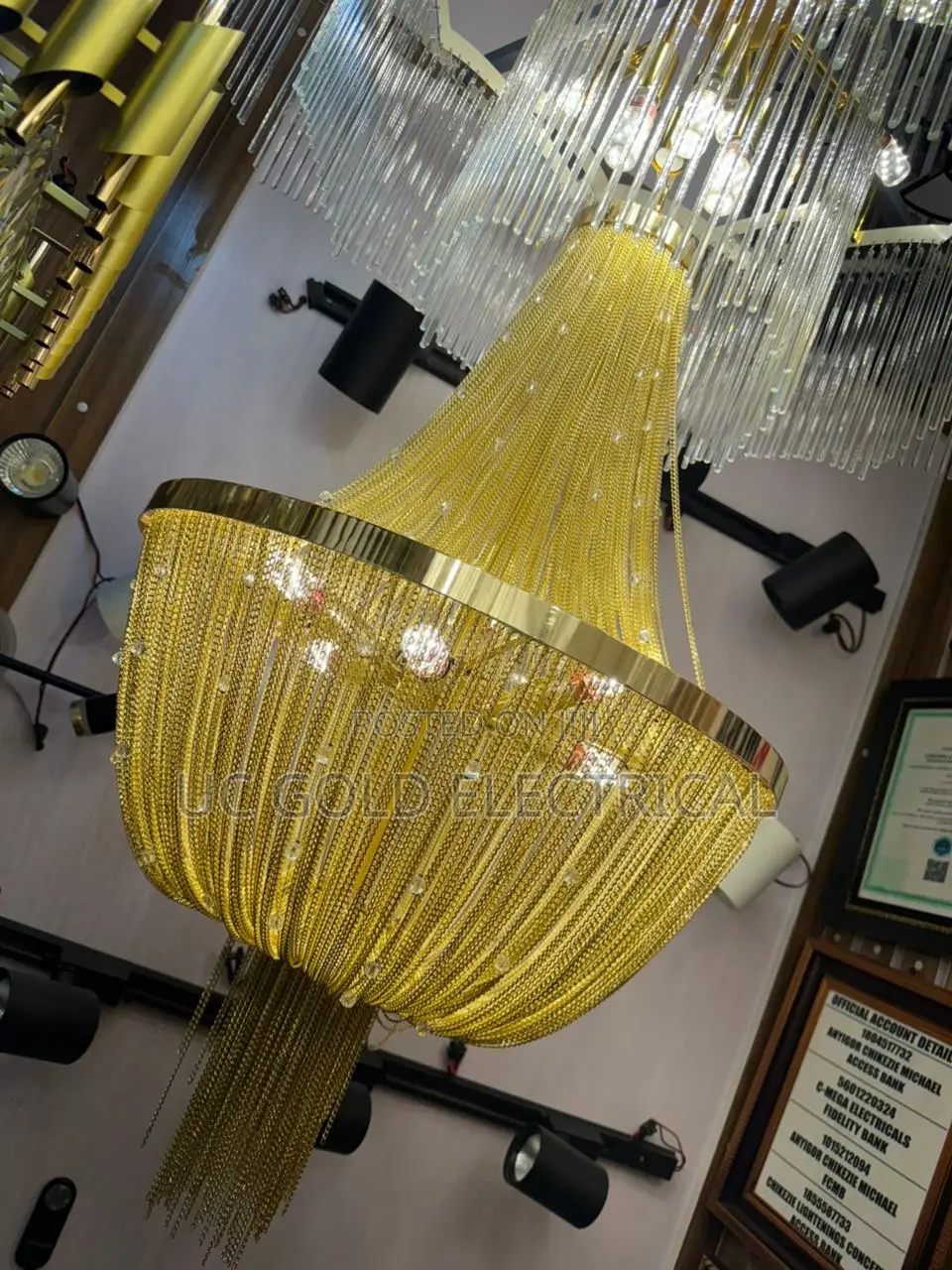 Luxury Chandelier Lighting Living Room Ceiling Lights With