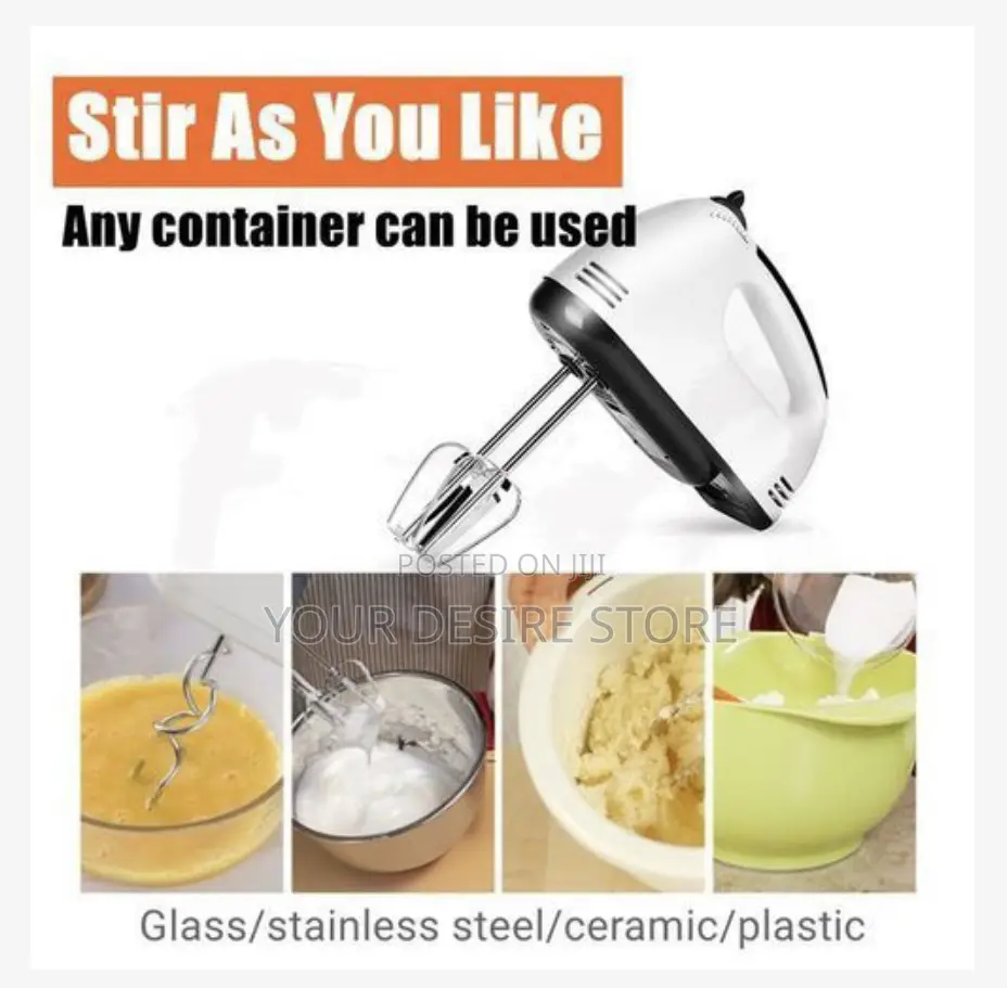 Scarlett 7 Speed Electric Hand Mixer Whisk Egg Beater Cake