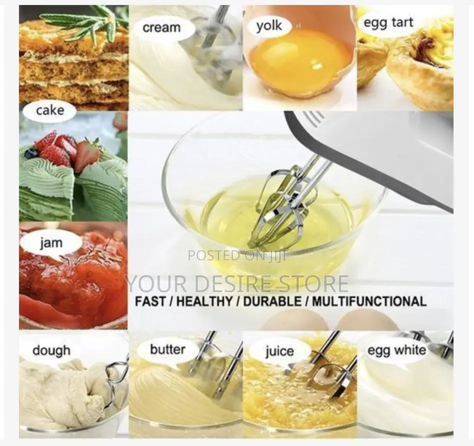 Scarlett 7 Speed Electric Hand Mixer Whisk Egg Beater Cake