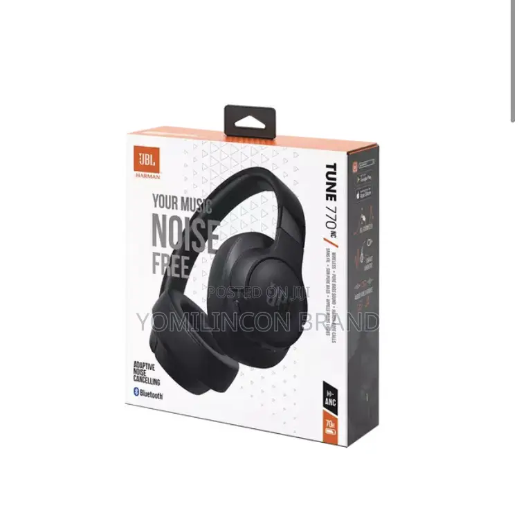 JBL Tune 770nc Bluetooth Headset Black