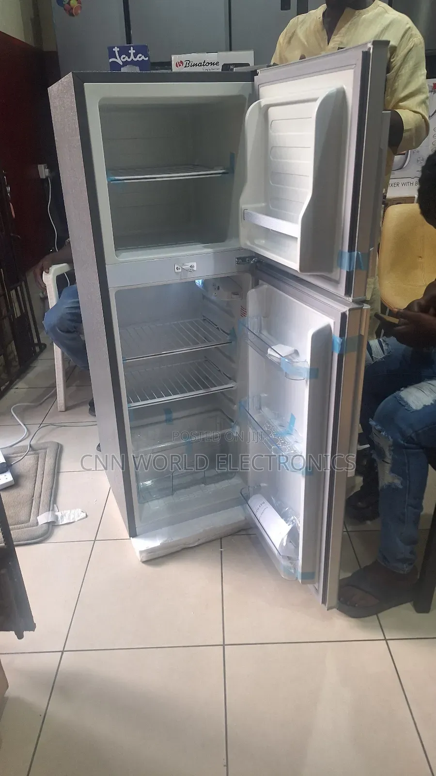 New Lg Double Door Fridge & Key (150l)Faster Freezing 1year