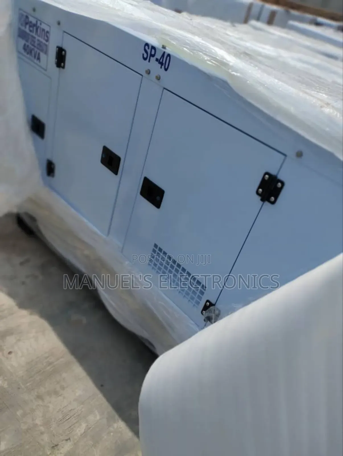 Sp40kva Brand New Perkins Diesel Soundproof Gen 2years Wty