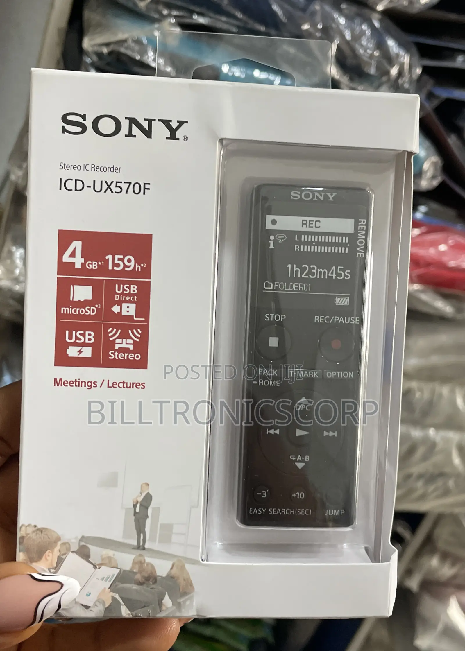 Sony Stereo Icd-Px570 Recorder