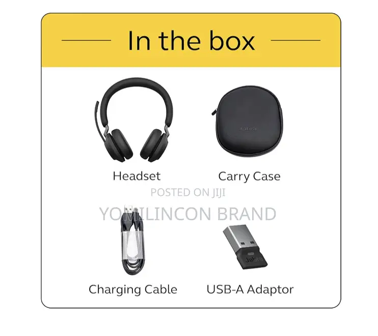 Jabra Evolve2 65 Uc Wireless Headphones