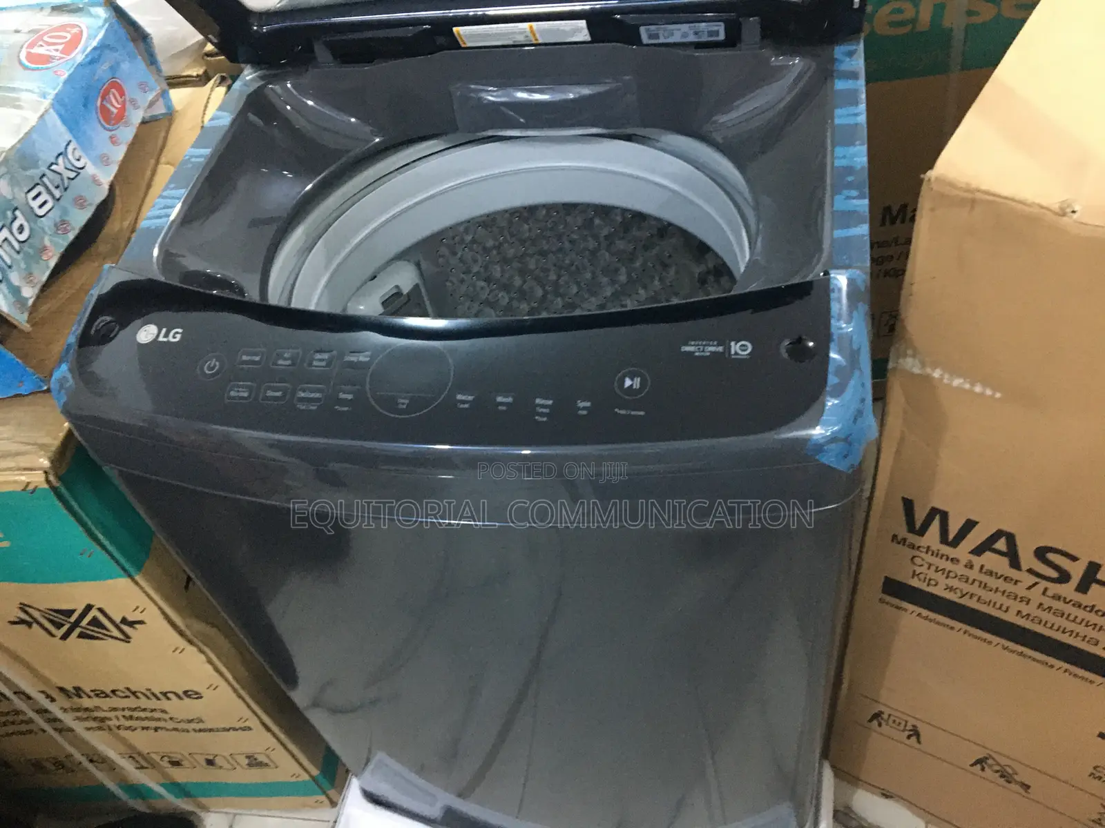 Large-Capacity Lg 19kg Washing Machine With Thorough Washing