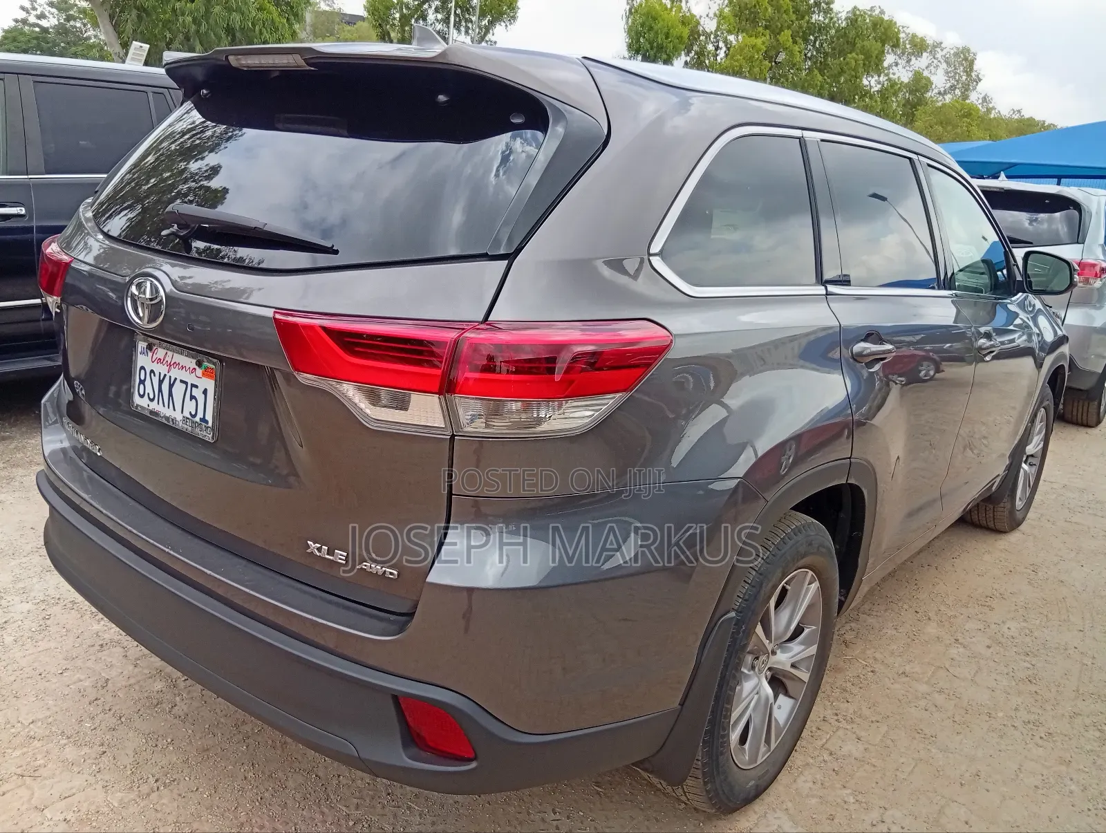 Toyota Highlander XLE 4x4 V6 (3.5L 6cyl 8A) 2018 Green