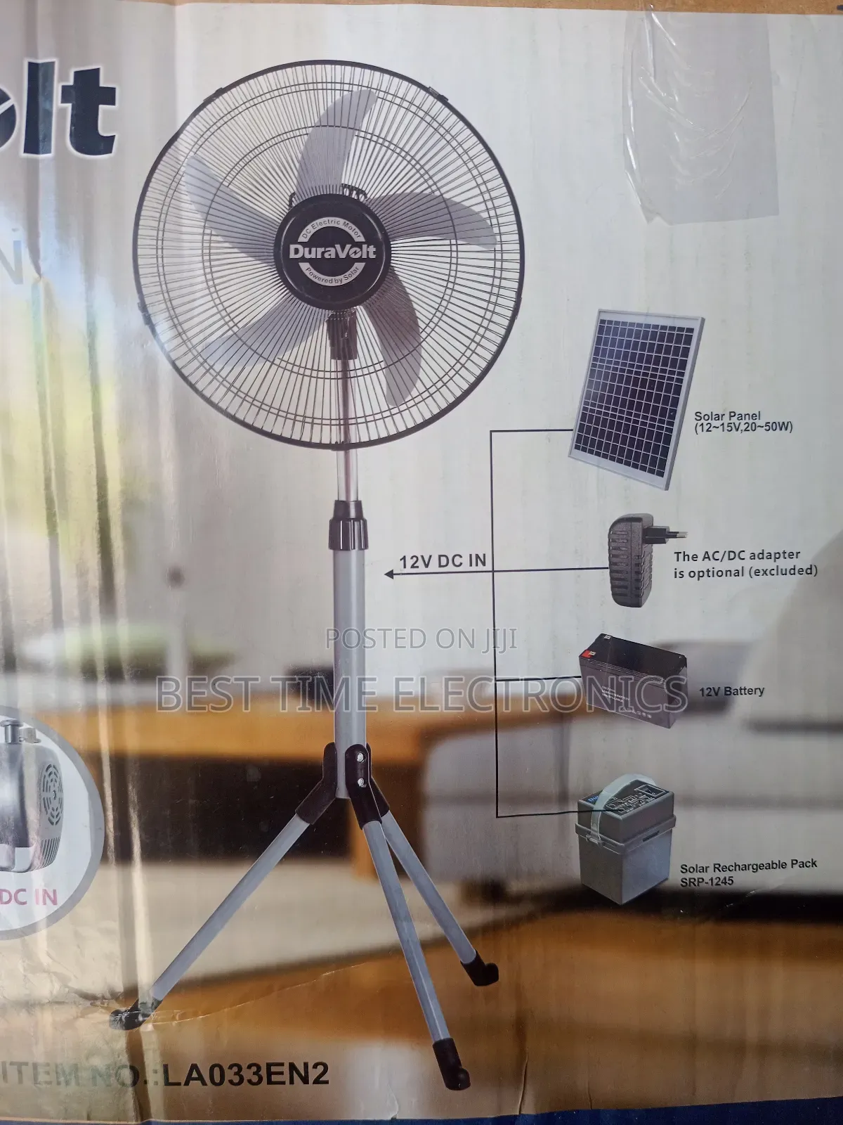 16" Duravolt Low Watts Solar Inverter Fan