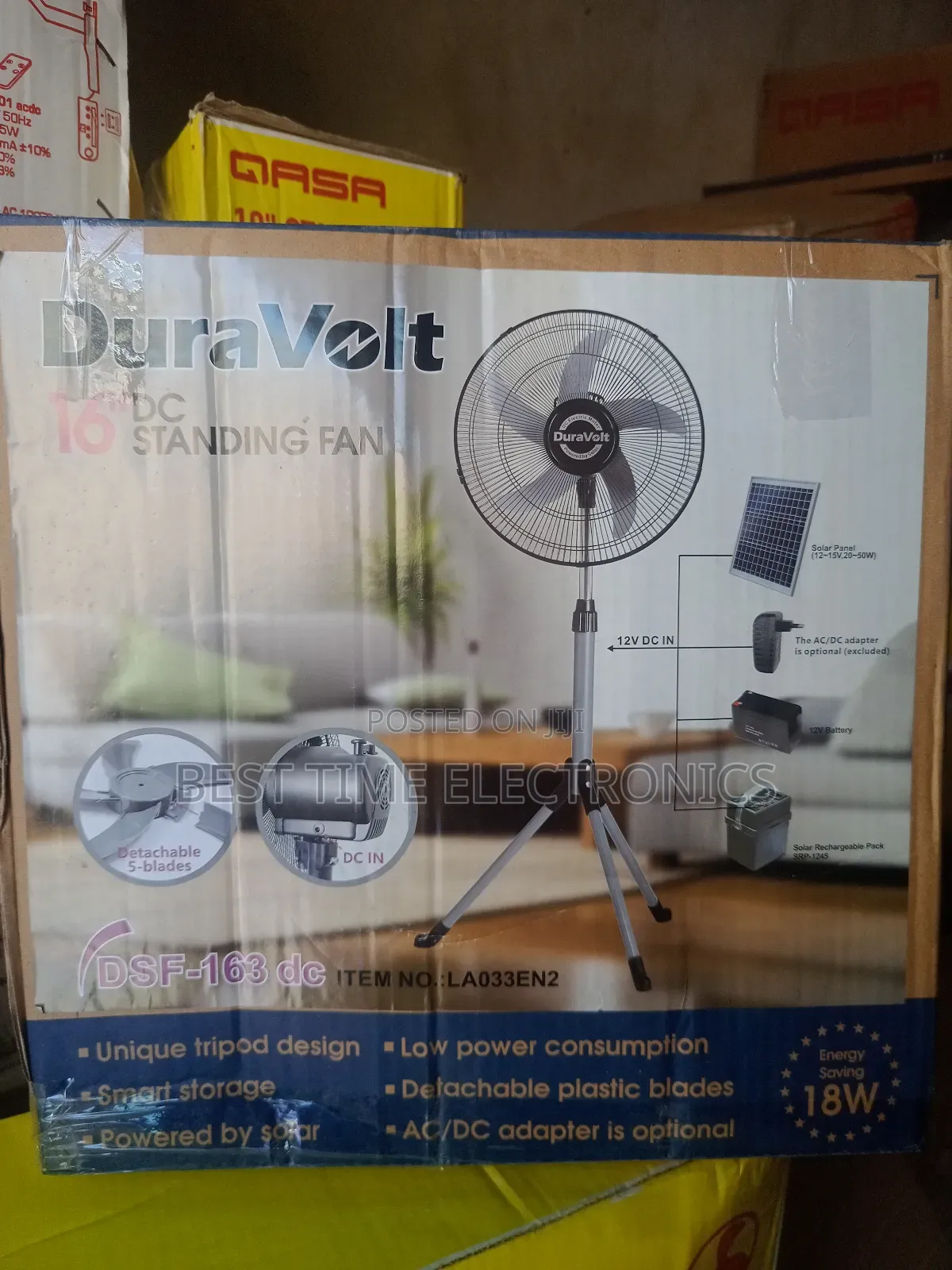 16" Duravolt Low Watts Solar Inverter Fan