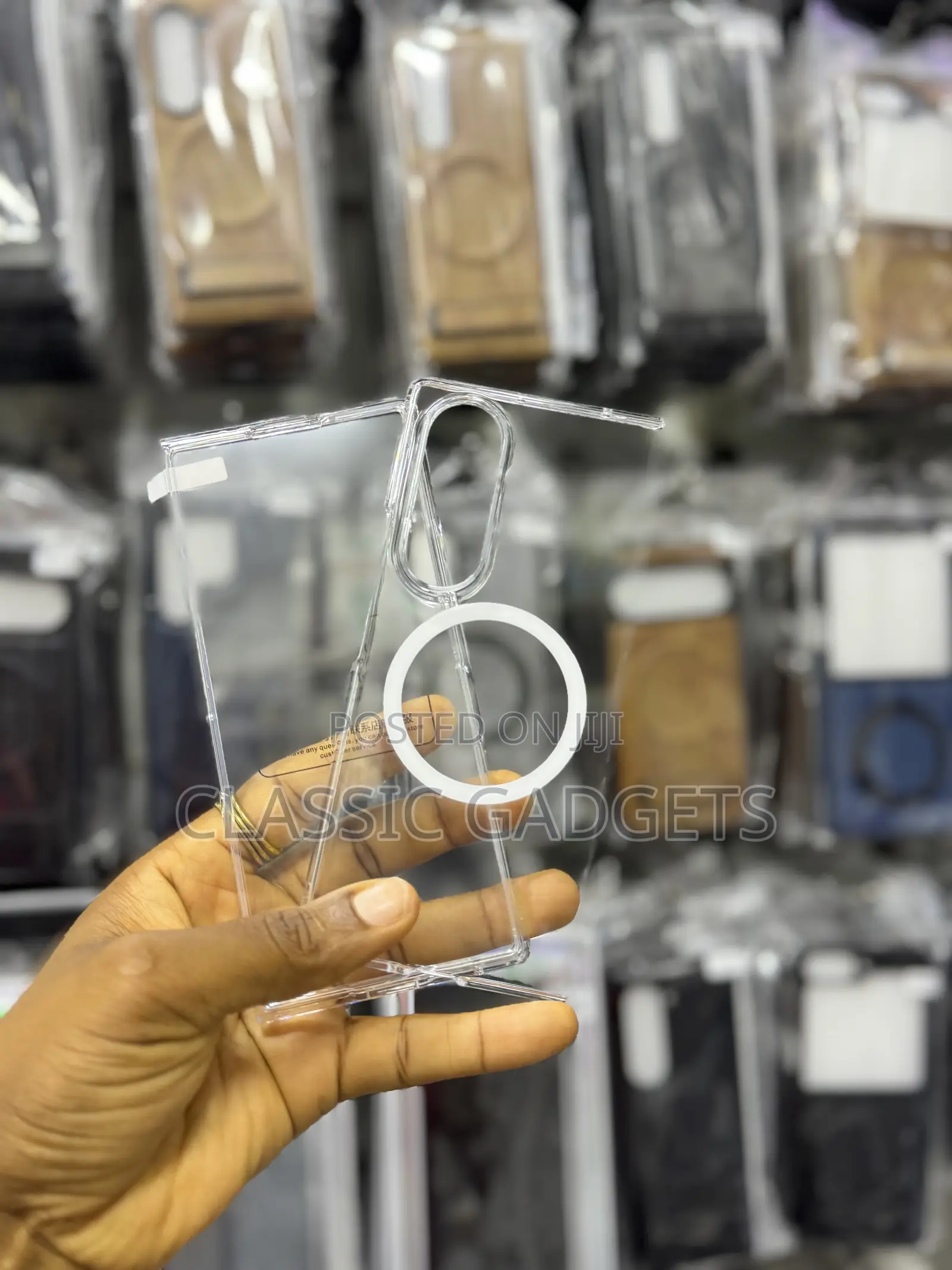 Crystal Clear Magsafe Case for Samsung Galaxy Z Fold 7