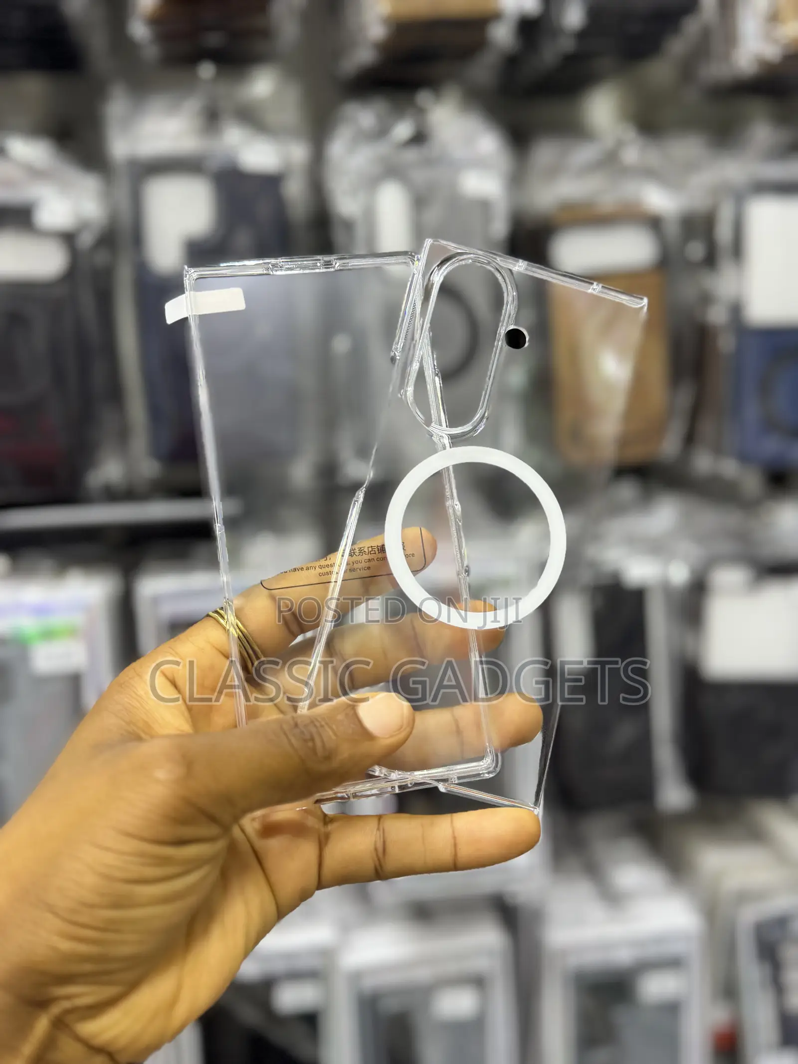 Crystal Clear Magsafe Case for Samsung Galaxy Z Fold 7