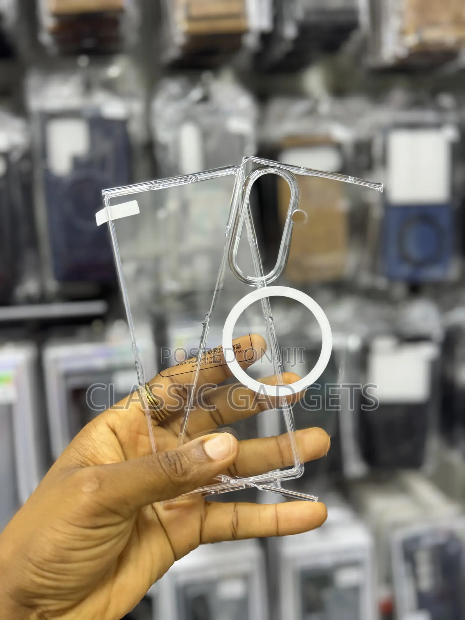 Crystal Clear Magsafe Case for Samsung Galaxy Z Fold 7