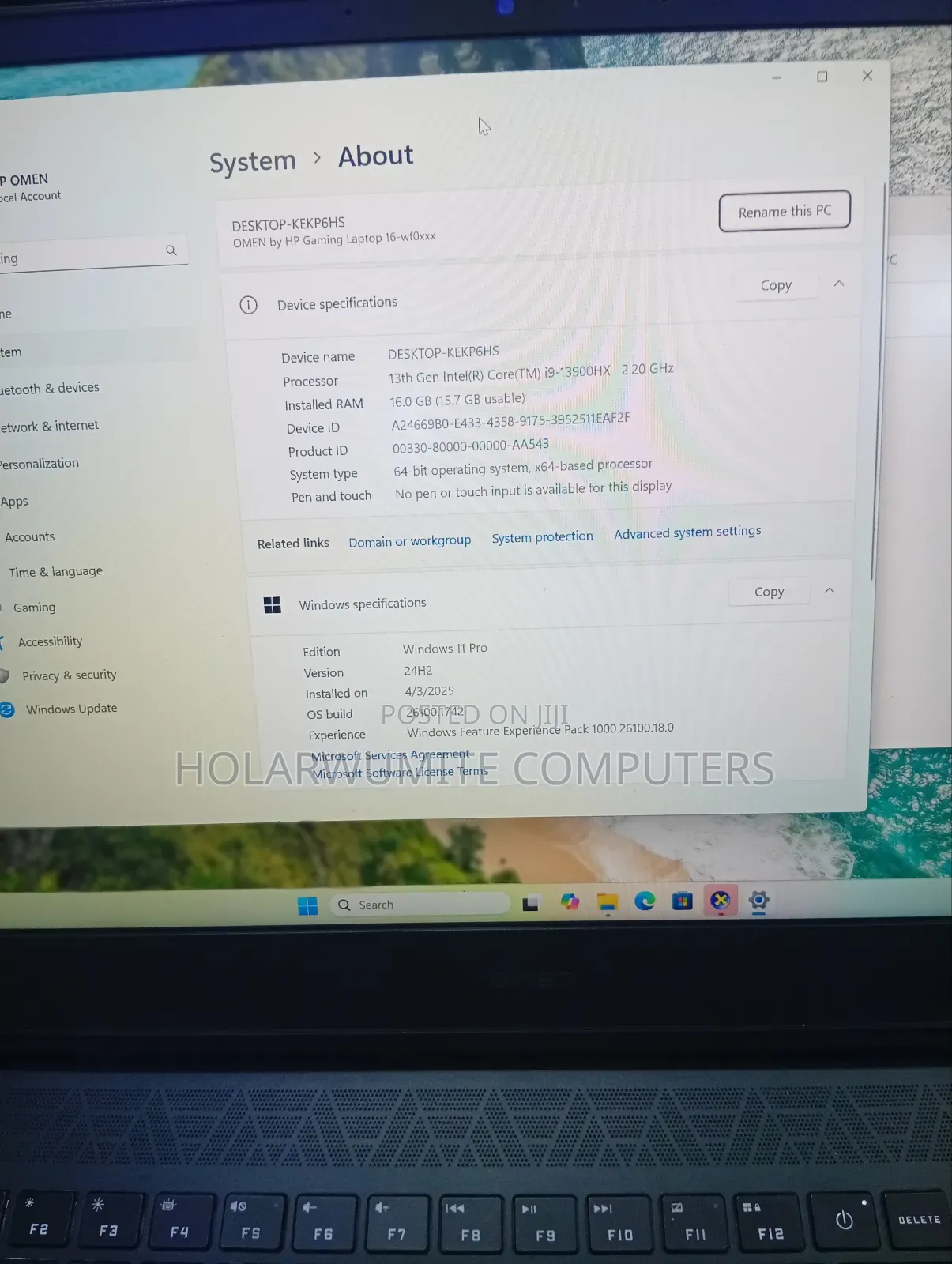 Laptop HP Omen 16 16GB Intel Core I9 SSD 512GB