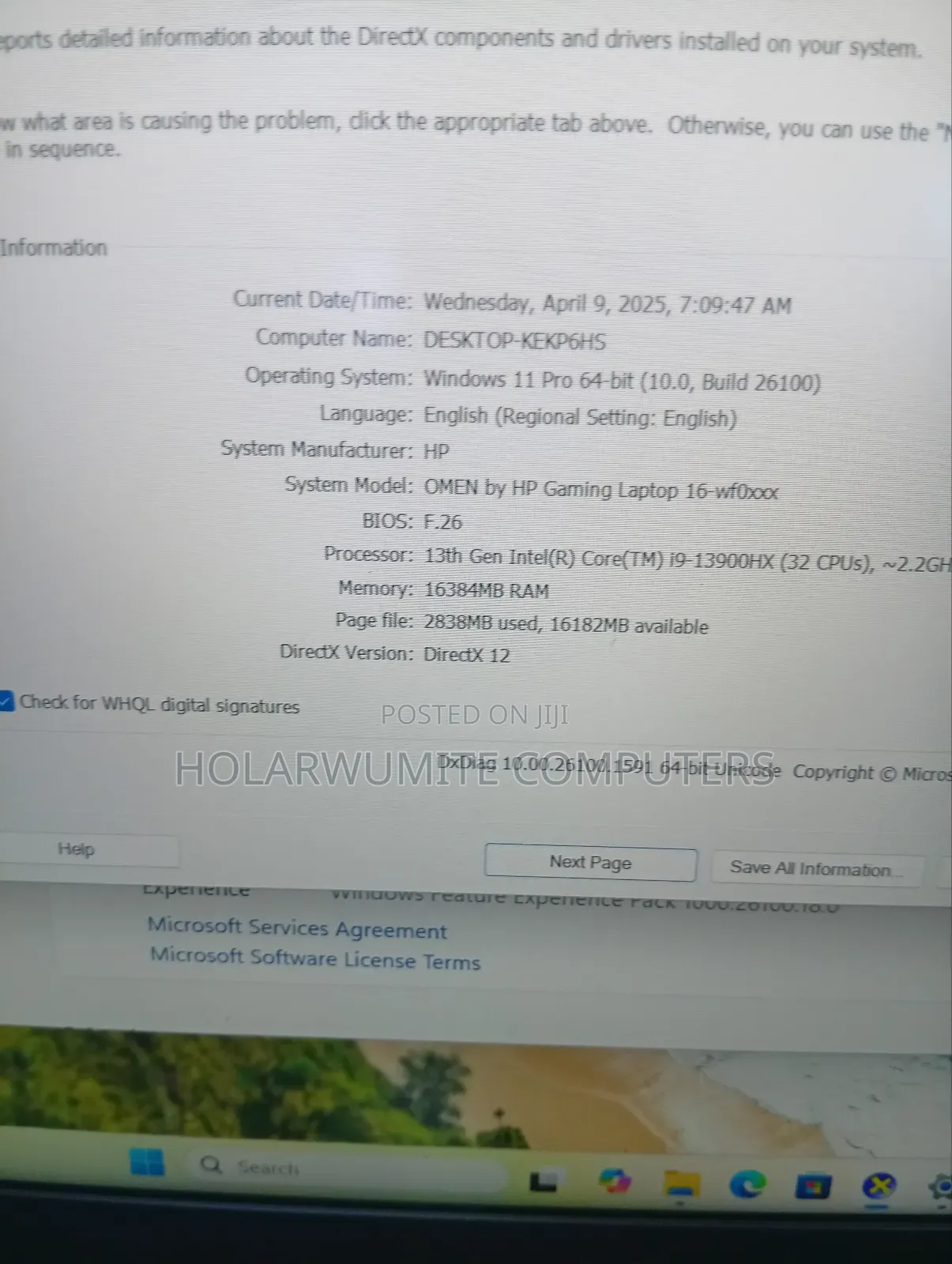 Laptop HP Omen 16 16GB Intel Core I9 SSD 512GB
