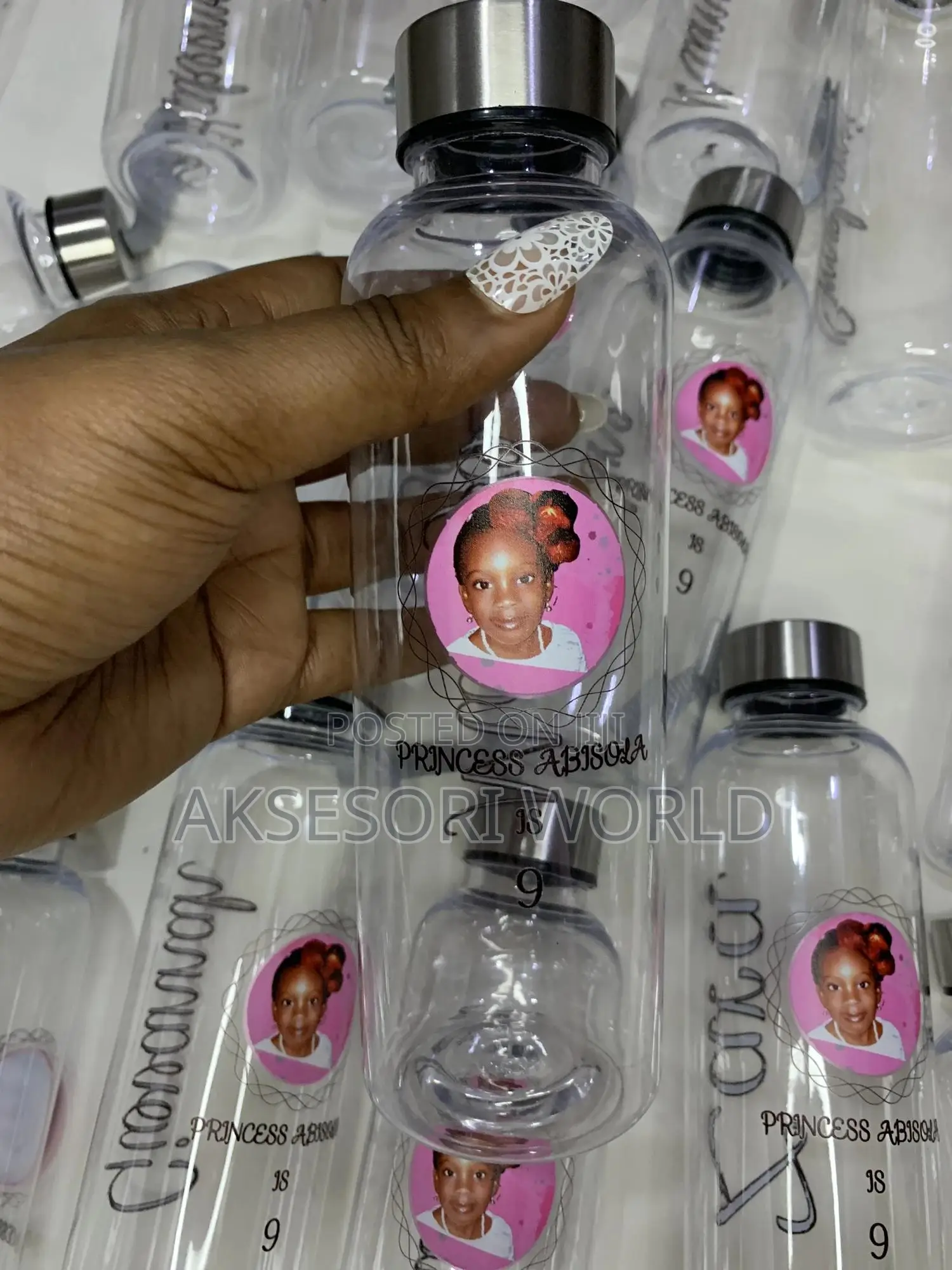 500ml Transparent Clear Candy Water Bottle Souvenir Aksesori