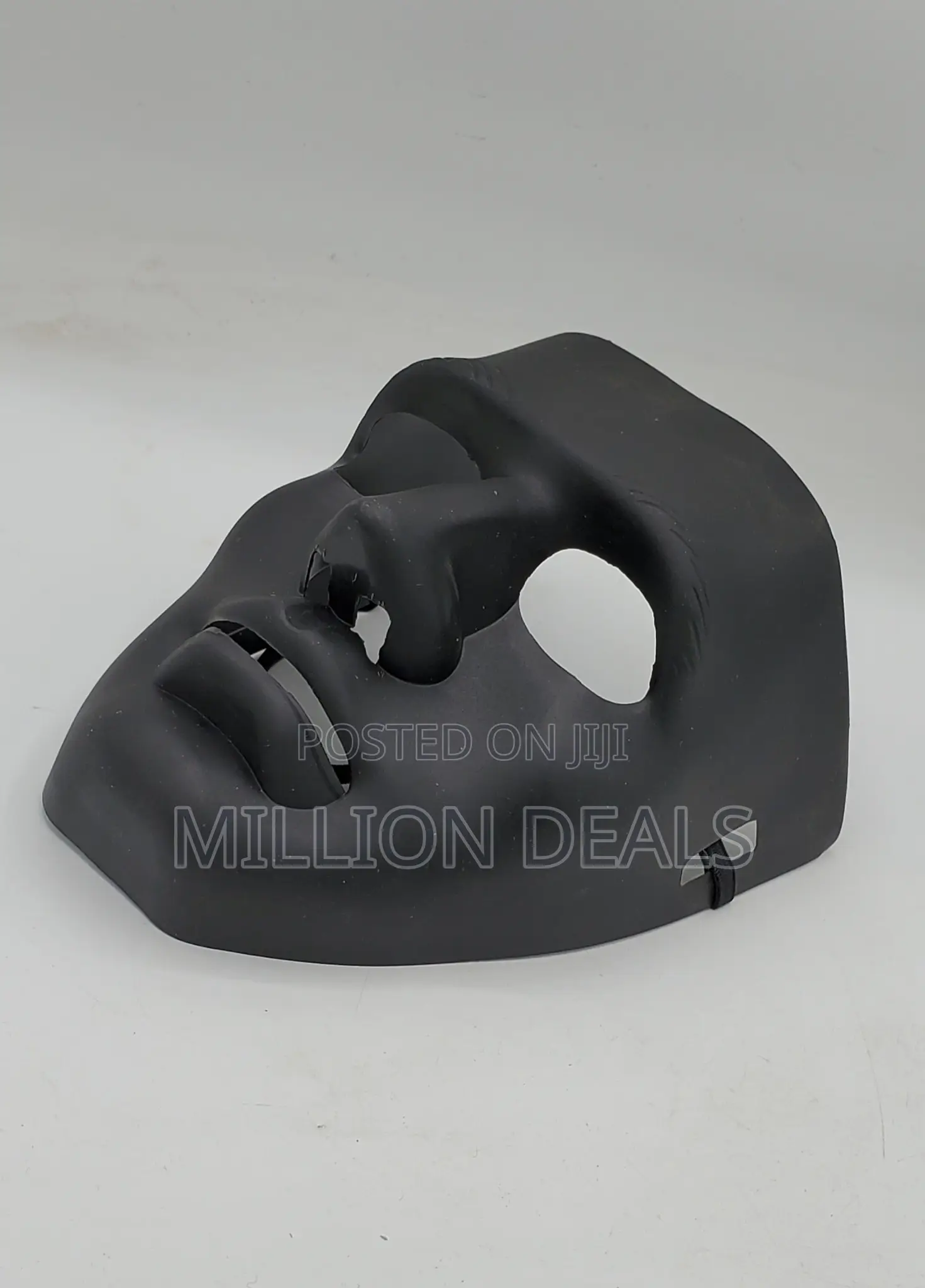 Ski Black Plastic Party Men's Face Mask