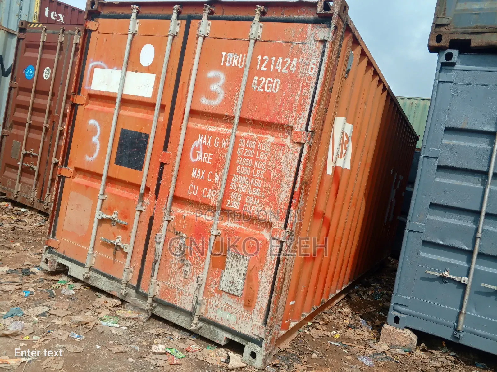 20ft Beger Container for Sale