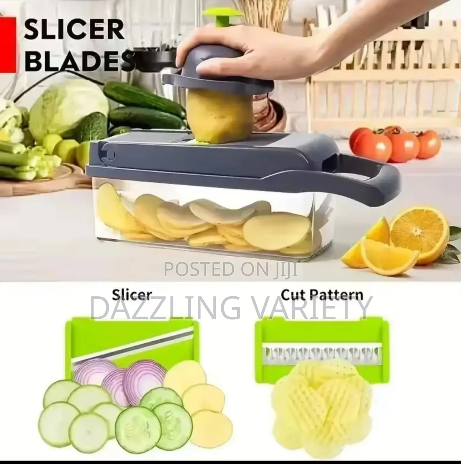 16-in-1 Vegetable Chopper, Slicer Dicer Kitchen Set