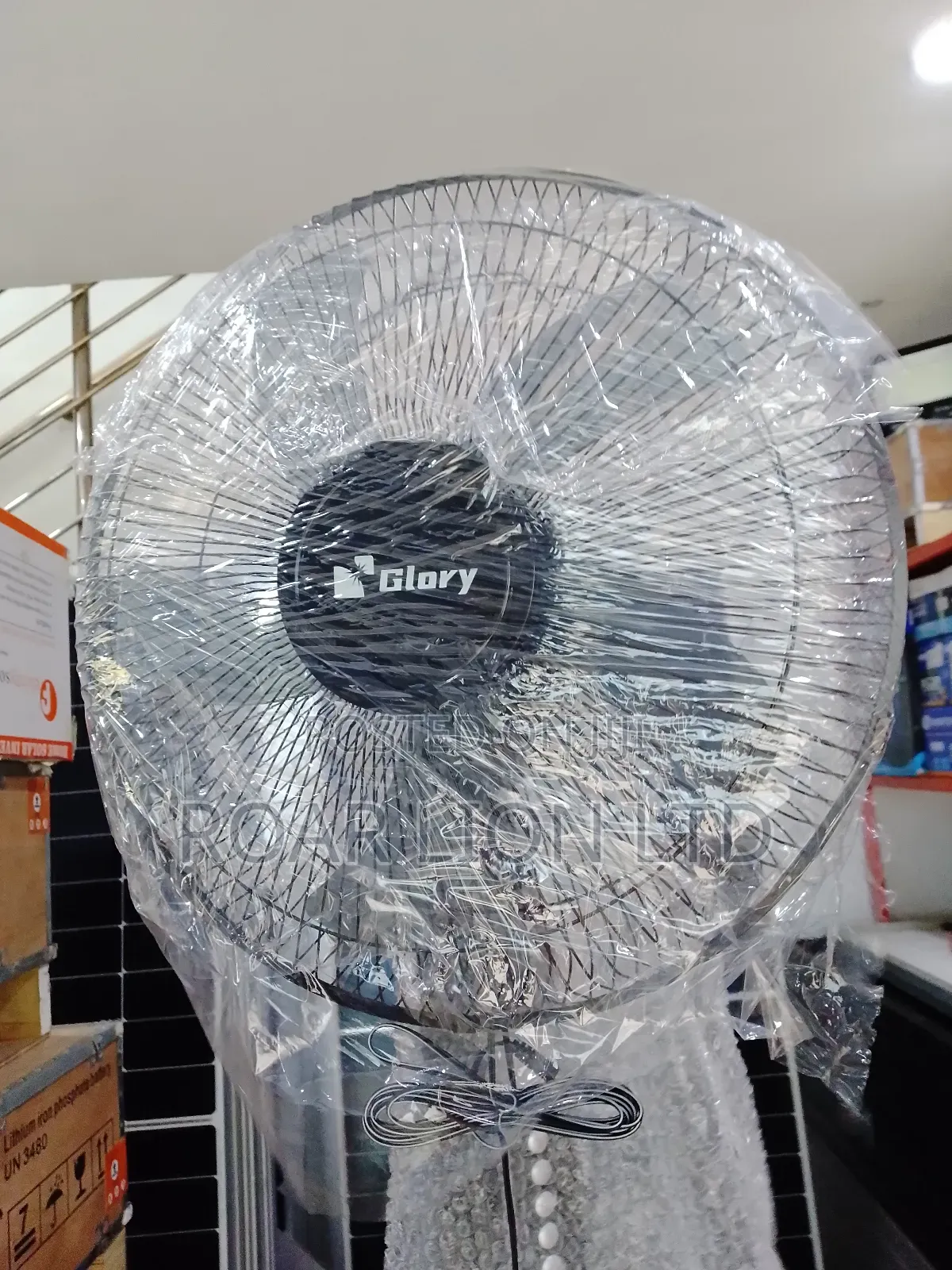 16inch Solar Rechargeable Fan With Panel