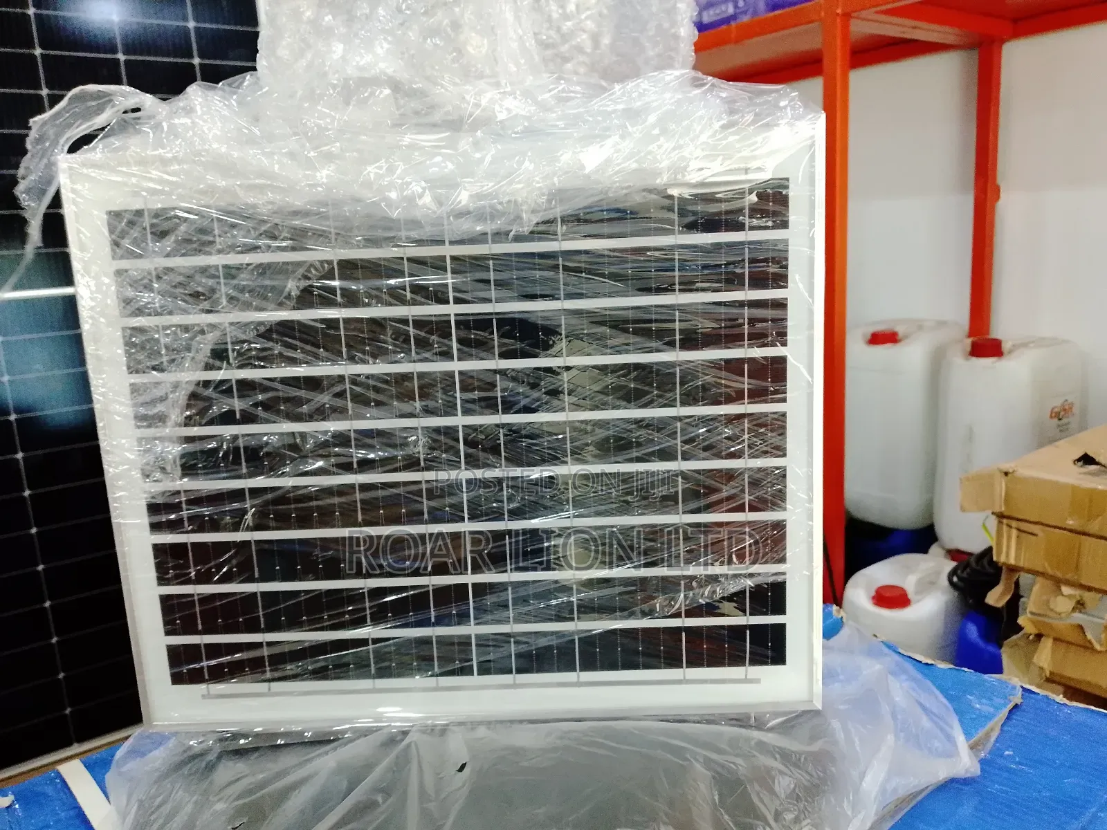 16inch Solar Rechargeable Fan With Panel