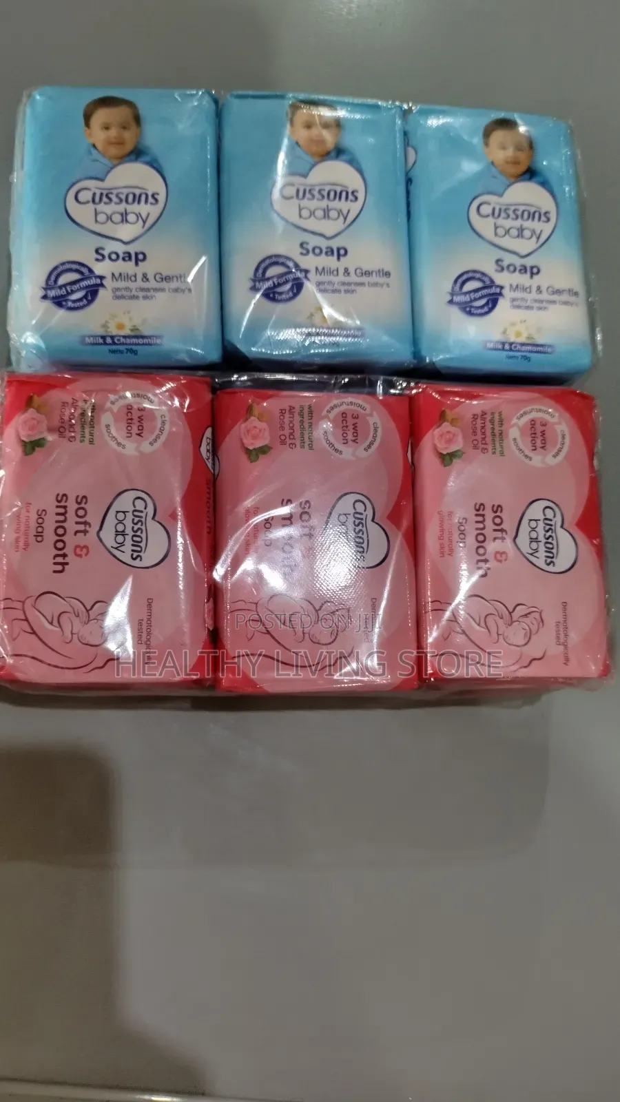 Cussons Baby Soap (6 In A Pack)