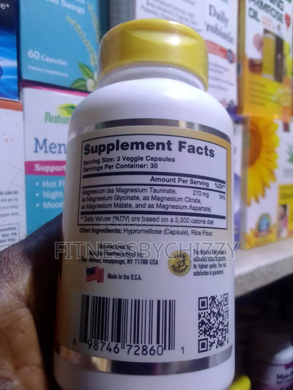 Nature's Field Magnesium 5 in 1 Complex X 90 Capsules